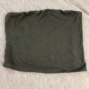 American Eagle Outfitters Olive Ribbed Top